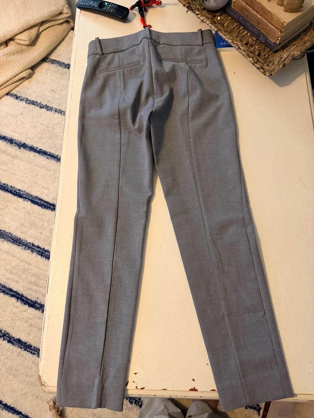 NWOT J. Crew Gray Straight-Leg Dress Pants sz 4 tall
